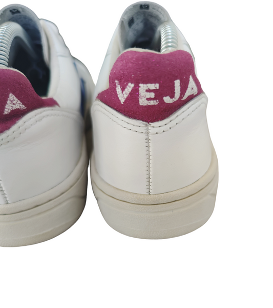 Veja V-10 White/Glitter T.36