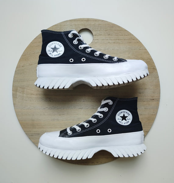 Converse Chuck Taylor All Star Lugged 2.0 Hi Black/White T.36