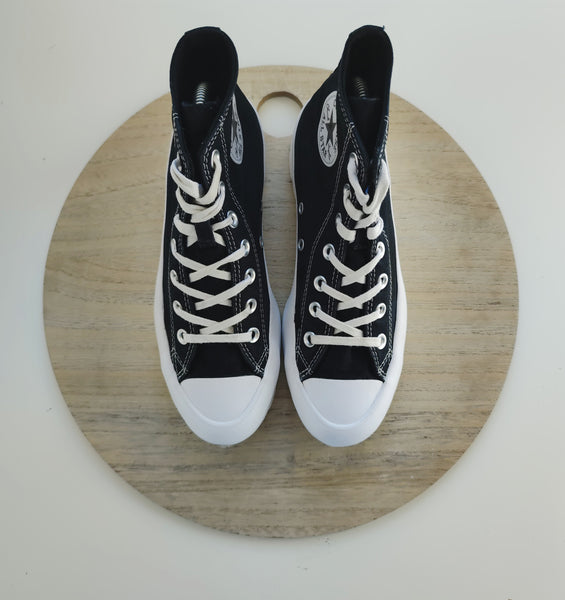 Converse Chuck Taylor All Star Lugged Hi Black/White T.37.5