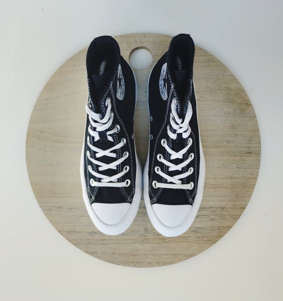 Converse Chuck Taylor All Star Lugged Hi Black/White T.37.5