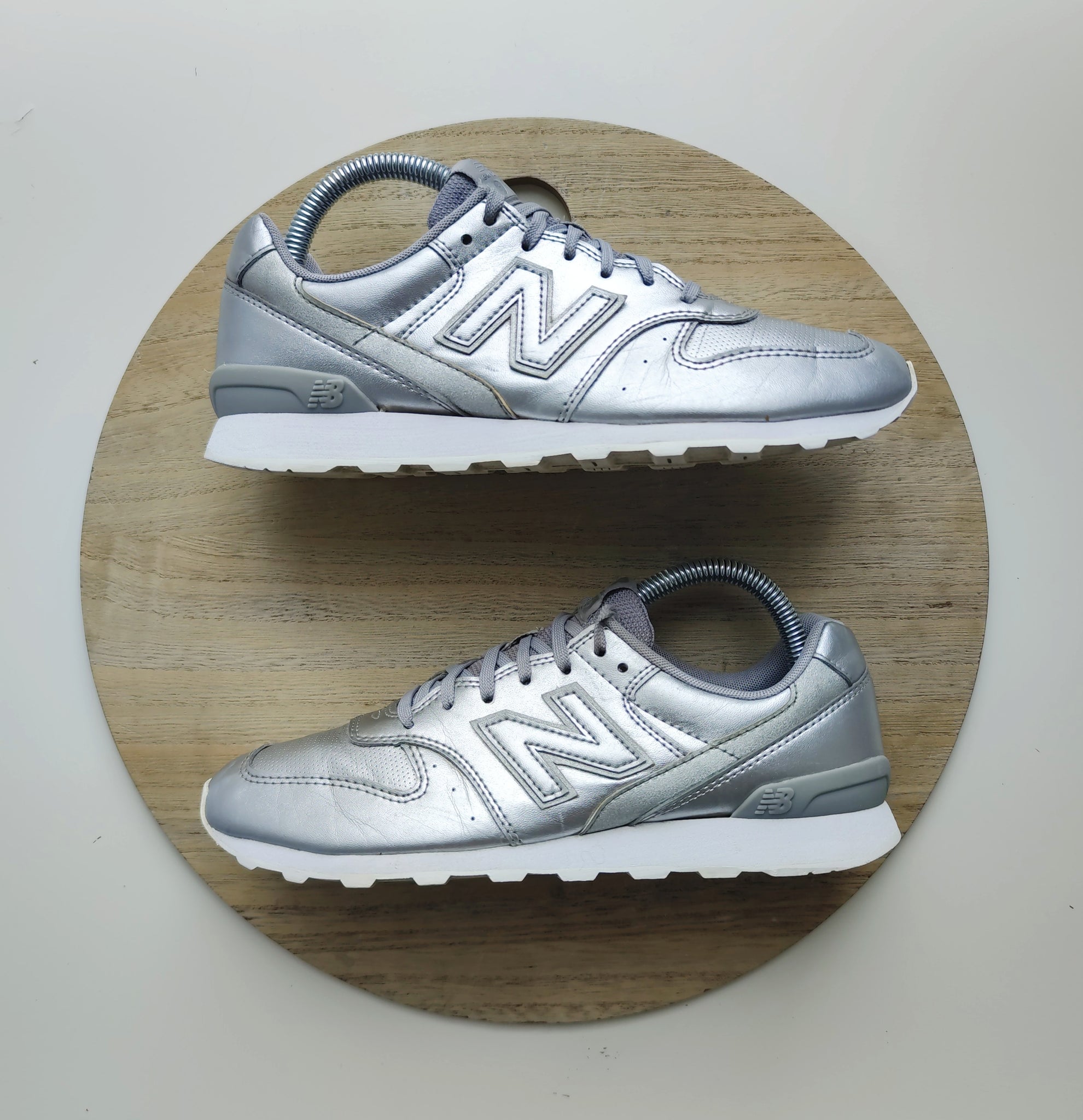 New Balance 996 Metallic Silver T.38