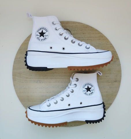 Converse Chuck Taylor Run Star Hike White/Black T.37.5