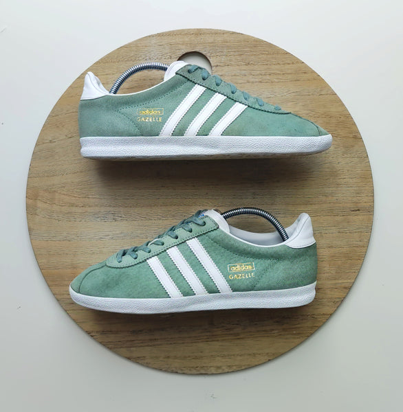 Adidas gazelle legend green best sale