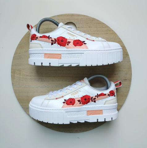 Puma Mayze Valentine White/Red T.38