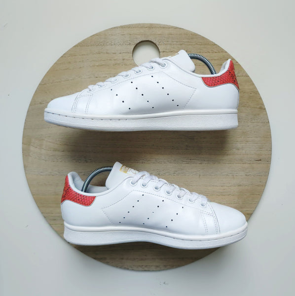 Adidas Stan Smith White/Collegiate Red/Gold Metallic T.38