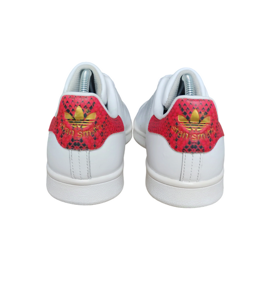 Adidas Stan Smith White/Collegiate Red/Gold Metallic T.38