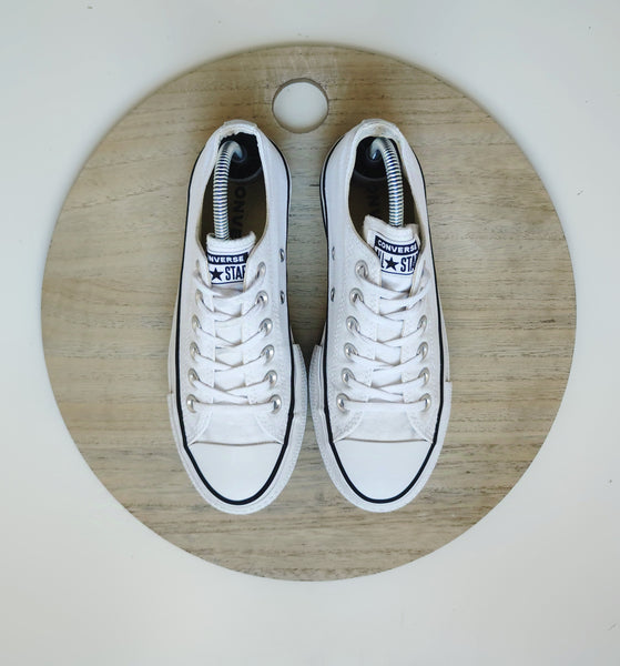 Converse Chuck Taylor All Star Lift Platform Ox White/Black T.36