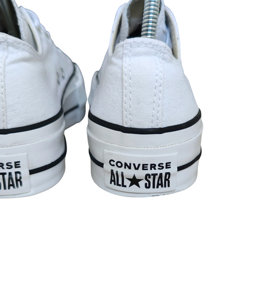 Converse Chuck Taylor All Star Lift Platform Ox White/Black T.36