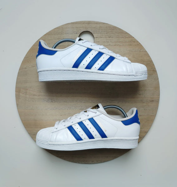 Adidas Superstar White/EQT Blue T.38