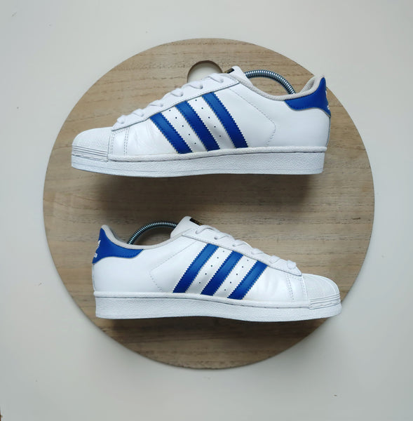 Adidas Superstar White/EQT Blue T.38