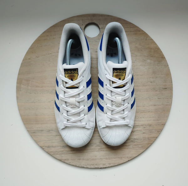 Adidas Superstar White/EQT Blue T.38