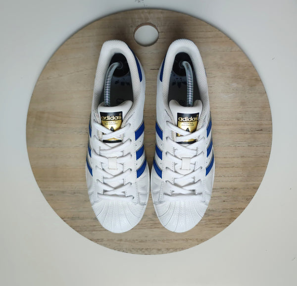 Adidas Superstar White/EQT Blue T.38