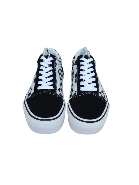 Vans Checkerboard Old Skool Platform Black/White T.37