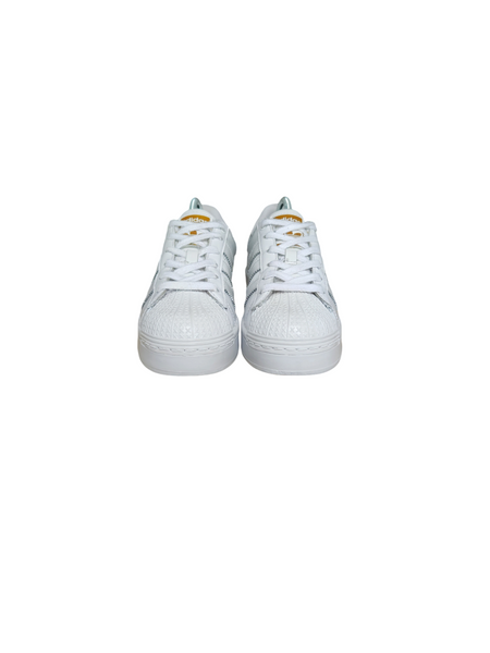 Adidas Superstar Bold Cloud White/Gold Metallic T.36