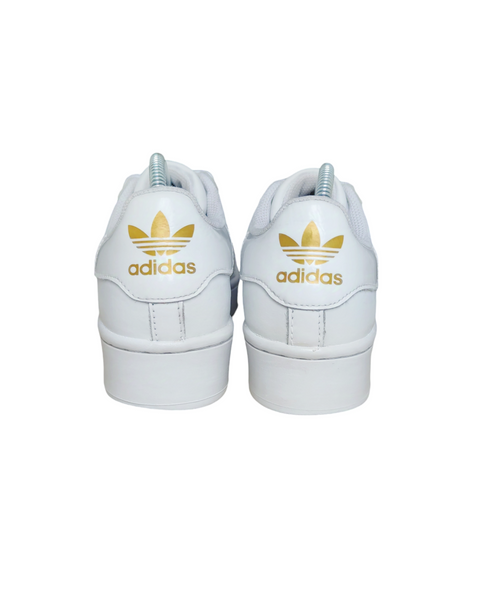 Adidas Superstar Bold Cloud White/Gold Metallic T.36