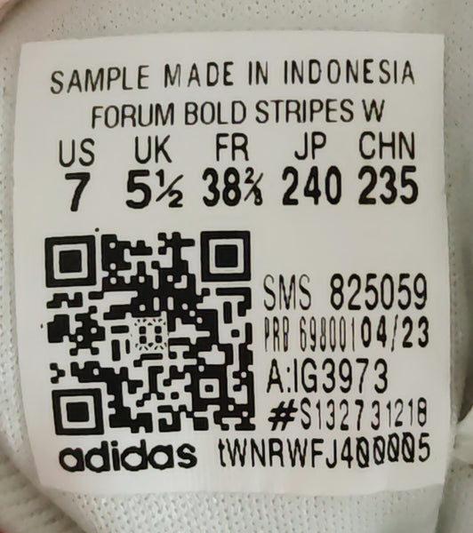 Adidas Forum Bold Forum Bold Stripes White/Wonder Silver T.38 2/3